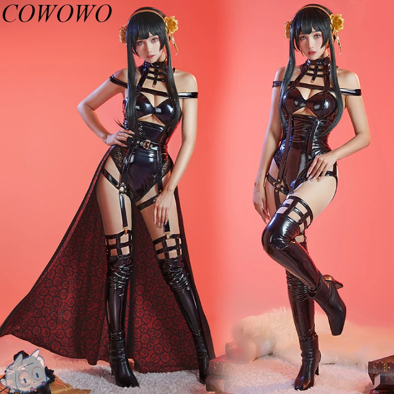 COWOWO Аниме! Костюм для косплея шпионской семьи, сексуальные милые комбинезоны из искусственной кожи, костюм для Хэллоуина, Женский костюм для вечеринки
COWOWO Аниме! Костюм для косплея шпионской семьи, сексуальные милые комбинезоны из искусственной кожи, костюм для Хэллоуина, Женский костюм для вечеринки