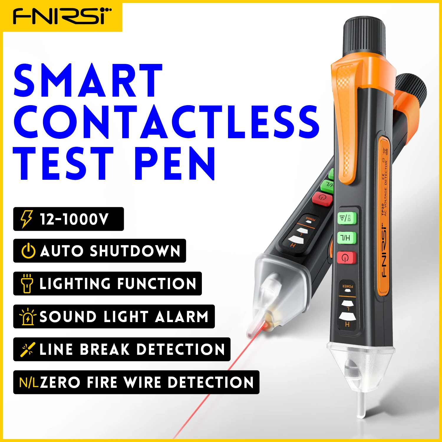 Tester Voltage Electric Meter Voltage Pen Sensor Detector Smart Voltage Non-contact Indicator Current
Tester Voltage Electric Meter Voltage Pen Sensor Detector Smart Voltage Non-contact Indicator Current