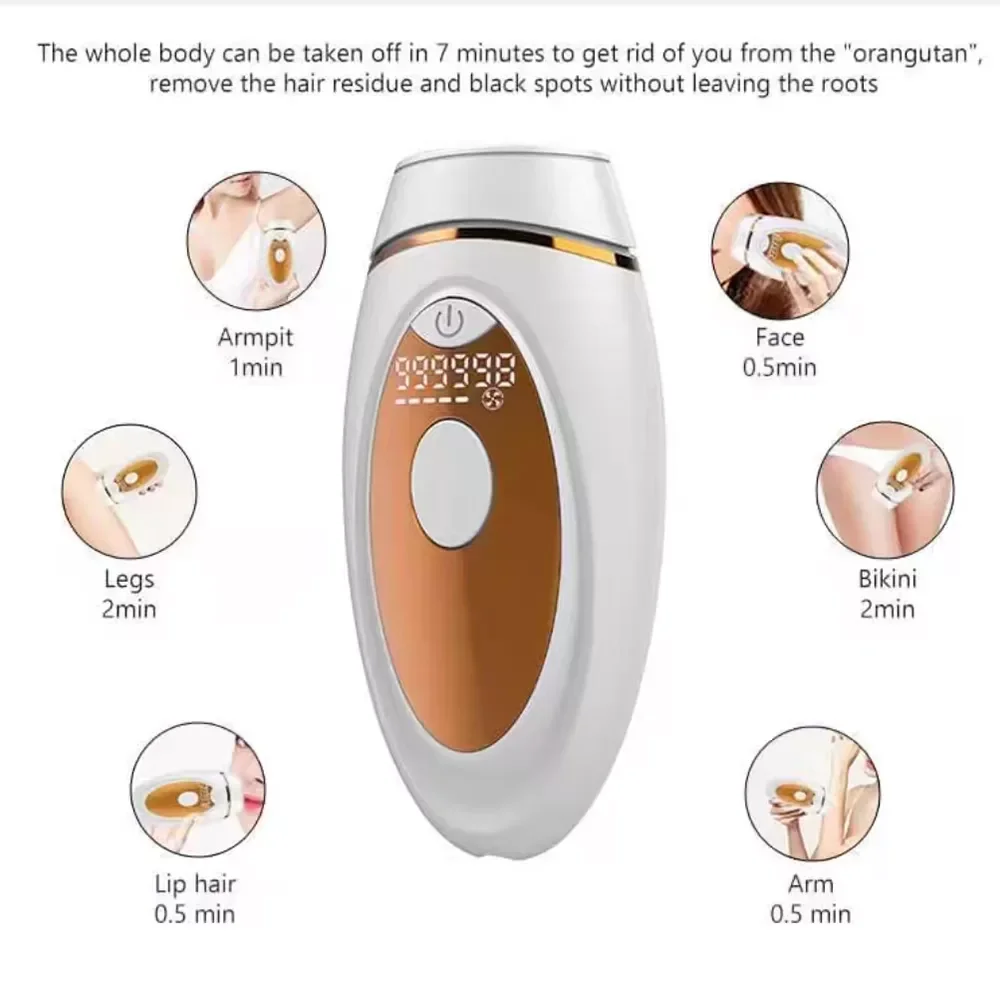 NEW IN IPL Epilator 999000 Flashes Hair Removal Painless Permanent Led Depilador Machine IPL Photoepilator Home Use Devices
NEW IN IPL Epilator 999000 Flashes Hair Removal Painless Permanent Led Depilador Machine IPL Photoepilator Home Use Devices
