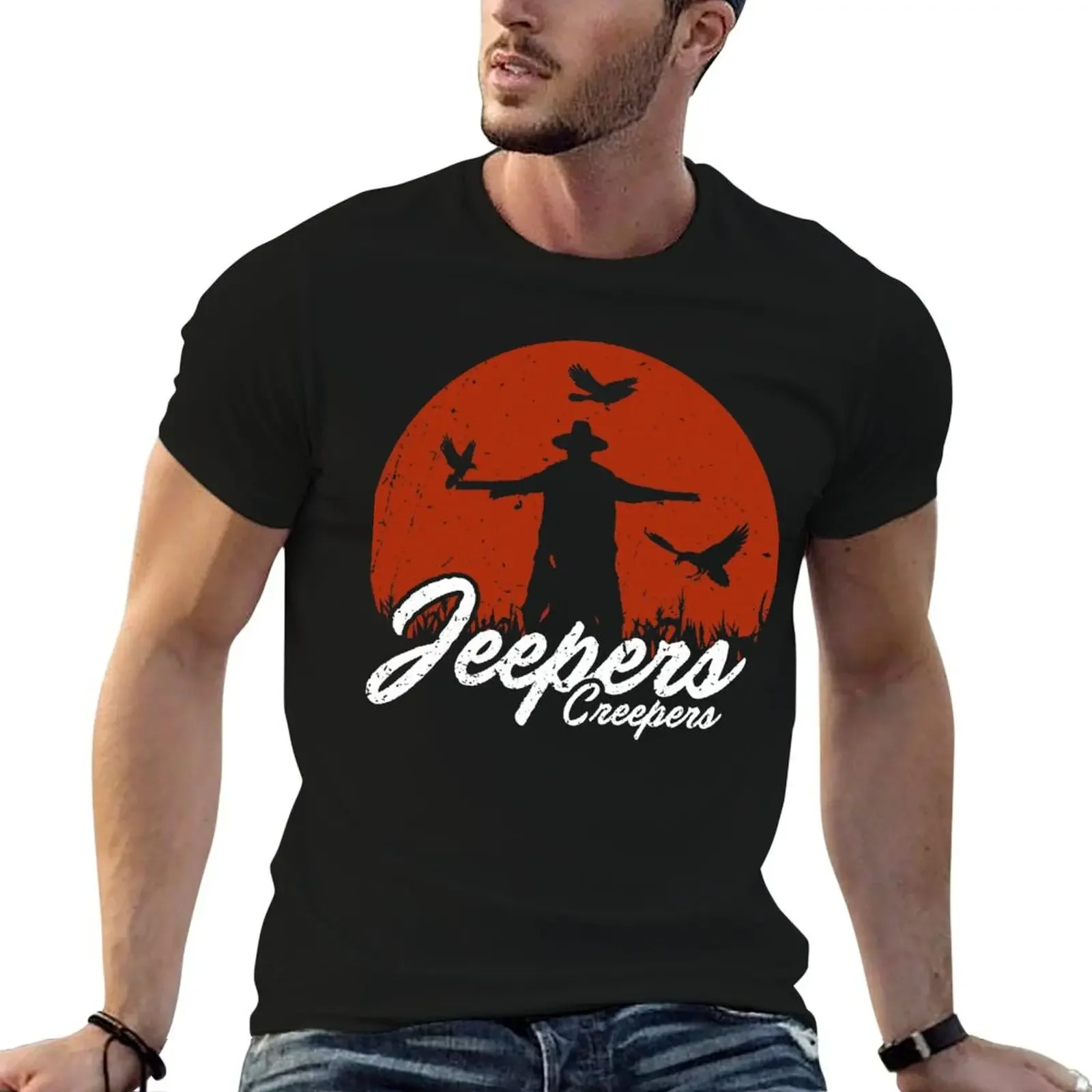 Футболка Jeepers Creepers мужская футболка топы больших размеров дизайнерские рубашки