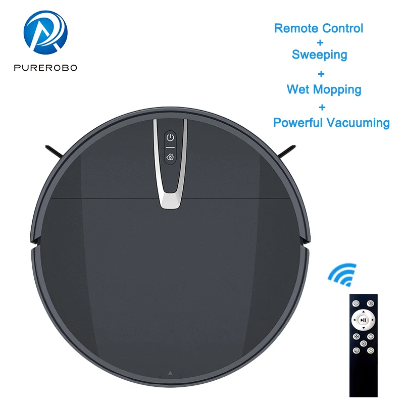 

PUREROBO M2 Robot Vacuum Cleaner Smart Home Mop Remote Control Wet Dry Mopping Sweeping Automatic Charging Dust Removal Robot
