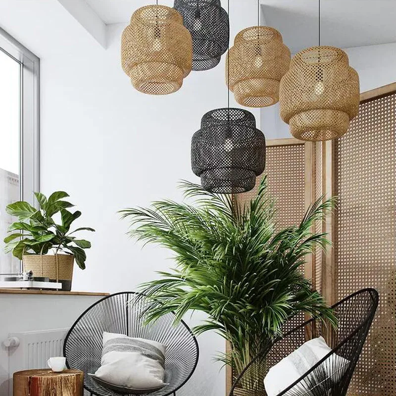 Nordic Chandelier Living Room Homestay Bamboo Lamp Simple Style Japanese Bedroom Restaurant Indoor Hand Knitted Pendant Lights
Nordic Chandelier Living Room Homestay Bamboo Lamp Simple Style Japanese Bedroom Restaurant Indoor Hand Knitted Pendant Lights