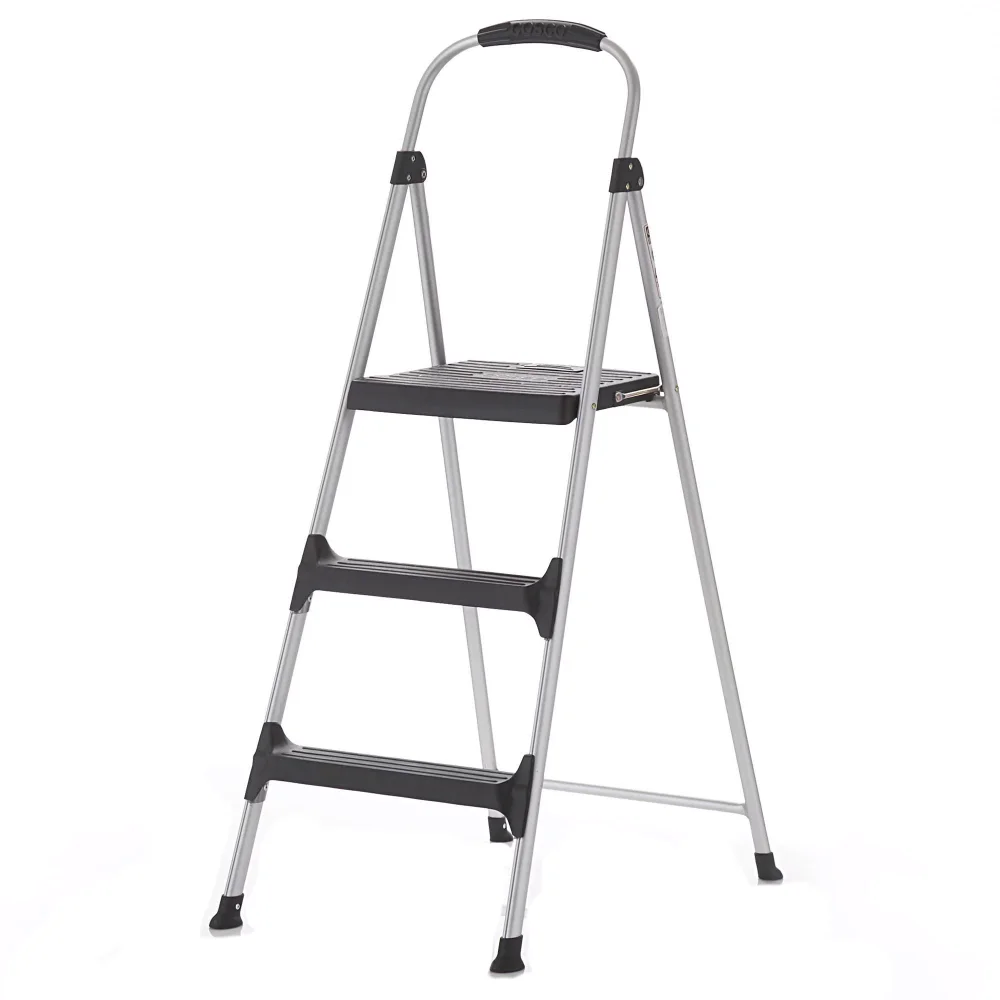Signature 3-Step Step Stool with Plastic Steps, 8 Ft. Max Reach, ANSI Type 2, 225 pound weight capacity (Aluminum/Black)
Signature 3-Step Step Stool with Plastic Steps, 8 Ft. Max Reach, ANSI Type 2, 225 pound weight capacity (Aluminum/Black)