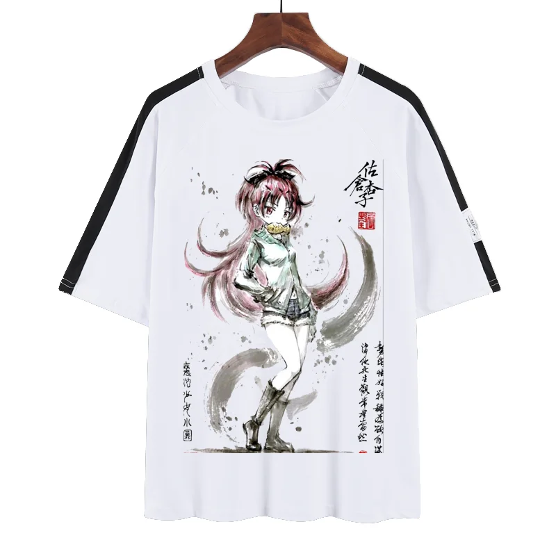 New T Shirt Anime Puella Magi Madoka Magica Cosplay Mens Women Ink wash painting T Shirts Tops Summer Tees
New T Shirt Anime Puella Magi Madoka Magica Cosplay Mens Women Ink wash painting T Shirts Tops Summer Tees