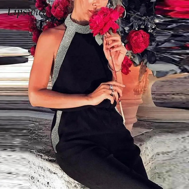 Модный темпераментный вечерний комбинезон с серебристыми краями без рукавов Элегантный лоскутный простой боди сексуальный повседневный к... 
Модный темпераментный вечерний комбинезон с серебристыми краями без рукавов Элегантный лоскутный простой боди сексуальный повседневный к...