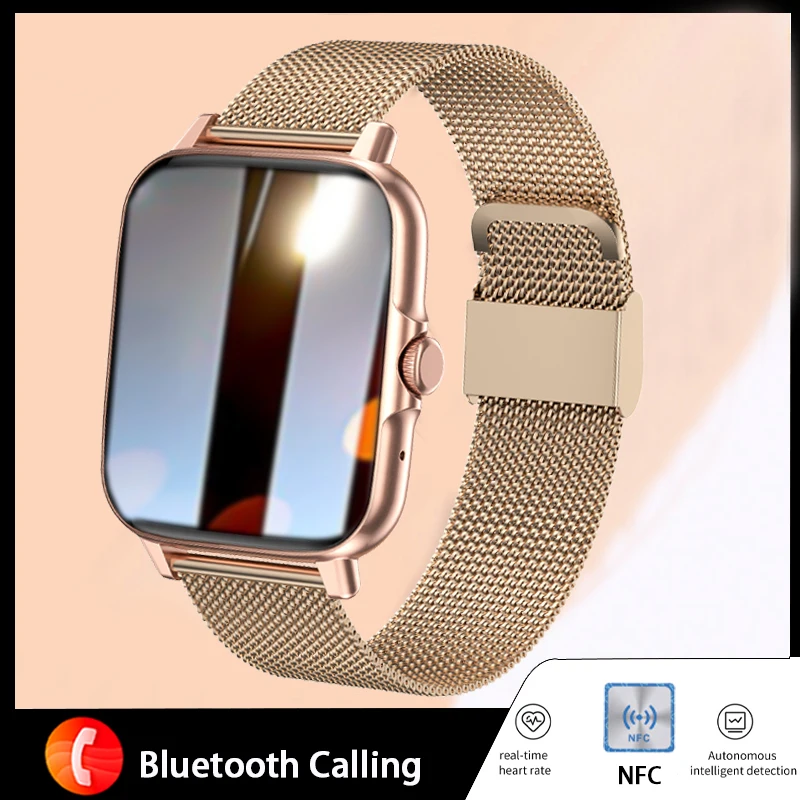 zodvboz NFC Bluetooth Calling Smart Watch Men Women Sports Fitness Tracker Heart Rate Full Touch Smart Watch for Android IOS
zodvboz NFC Bluetooth Calling Smart Watch Men Women Sports Fitness Tracker Heart Rate Full Touch Smart Watch for Android IOS