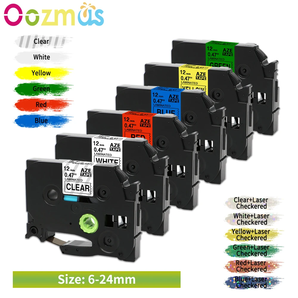 Oozmas 231 12mm Laser Flash Label Tape for Christmas Birthday New Year Gift Label 131 631 221 for Printer Label Maker PTH110
Oozmas 231 12mm Laser Flash Label Tape for Christmas Birthday New Year Gift Label 131 631 221 for Printer Label Maker PTH110
