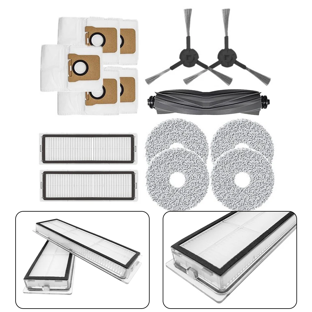 14pcs/set Rubber Side Brush Cover Filter Mop Rag Optional For Dreames Bot L10s Pro L10s Ultra Robot Vacuum Cleaner Spare Parts
14pcs/set Rubber Side Brush Cover Filter Mop Rag Optional For Dreames Bot L10s Pro L10s Ultra Robot Vacuum Cleaner Spare Parts