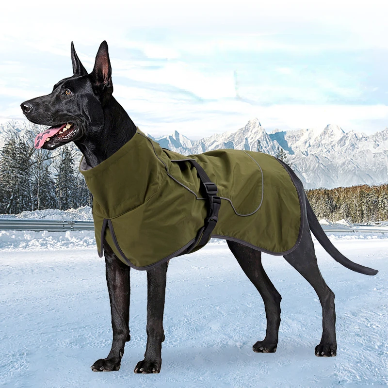 Reflective Dog Clothes Thickened, Warm, Waterproof, Snow Proof, Windproof, Medium and Large Dog Cotton
Reflective Dog Clothes Thickened, Warm, Waterproof, Snow Proof, Windproof, Medium and Large Dog Cotton
