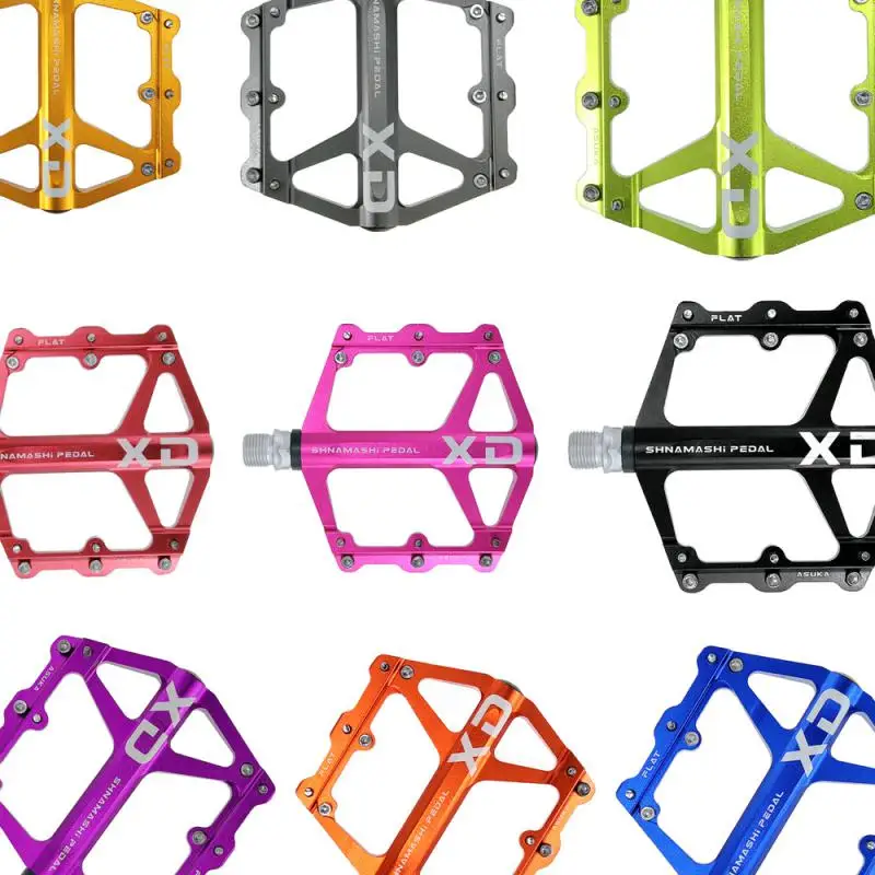 

SHANMASHI DX Pedal Mountain Bike Bicycle Flat Pedals Cycling Ultralight Aluminium Alloy 3 Bearings MTB Pedals Bicycle Parts
