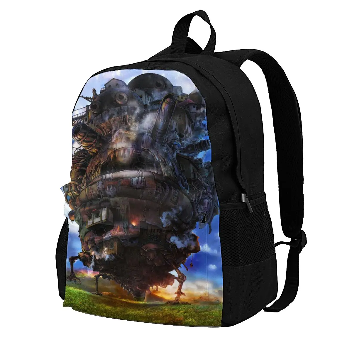 Howls Moving Castle Backpacks The Castle Workout Teenage Durable Backpack Casual Polyester Bags
Howls Moving Castle Backpacks The Castle Workout Teenage Durable Backpack Casual Polyester Bags