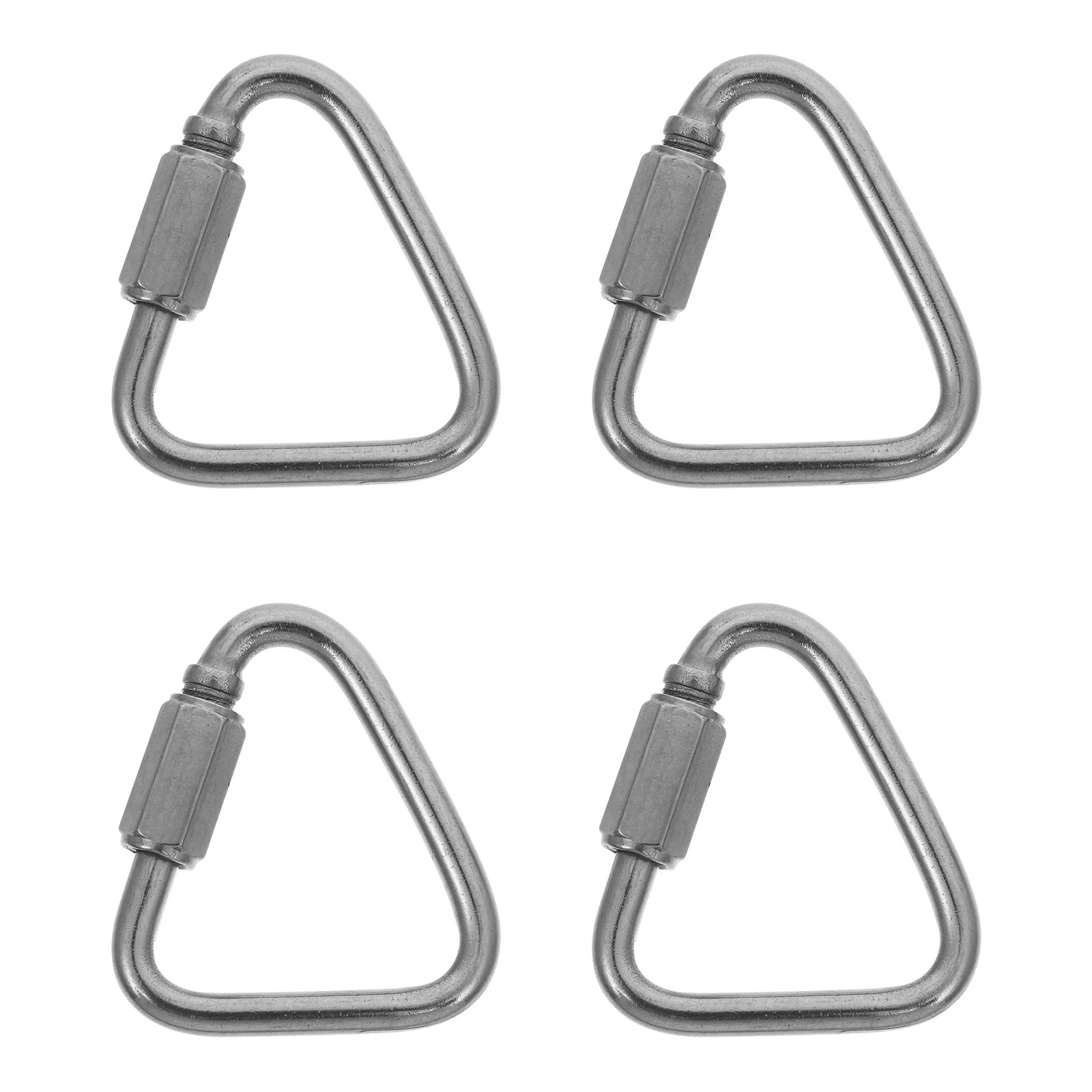 4 Pcs Connecting Ring Safety Locking Carabiner Quick Links Stainless Steel Chain Rope Connector
4 Pcs Connecting Ring Safety Locking Carabiner Quick Links Stainless Steel Chain Rope Connector