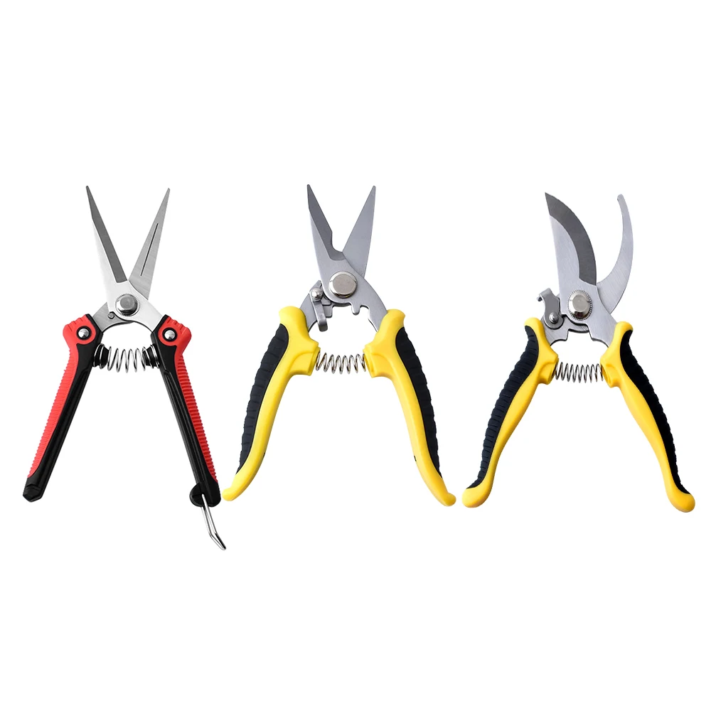 3 PCS Pruning Shears for Gardening Tree Trimming Hand Pruner Manual Garden Secateurs Branch Cutter Stainless Steel
3 PCS Pruning Shears for Gardening Tree Trimming Hand Pruner Manual Garden Secateurs Branch Cutter Stainless Steel