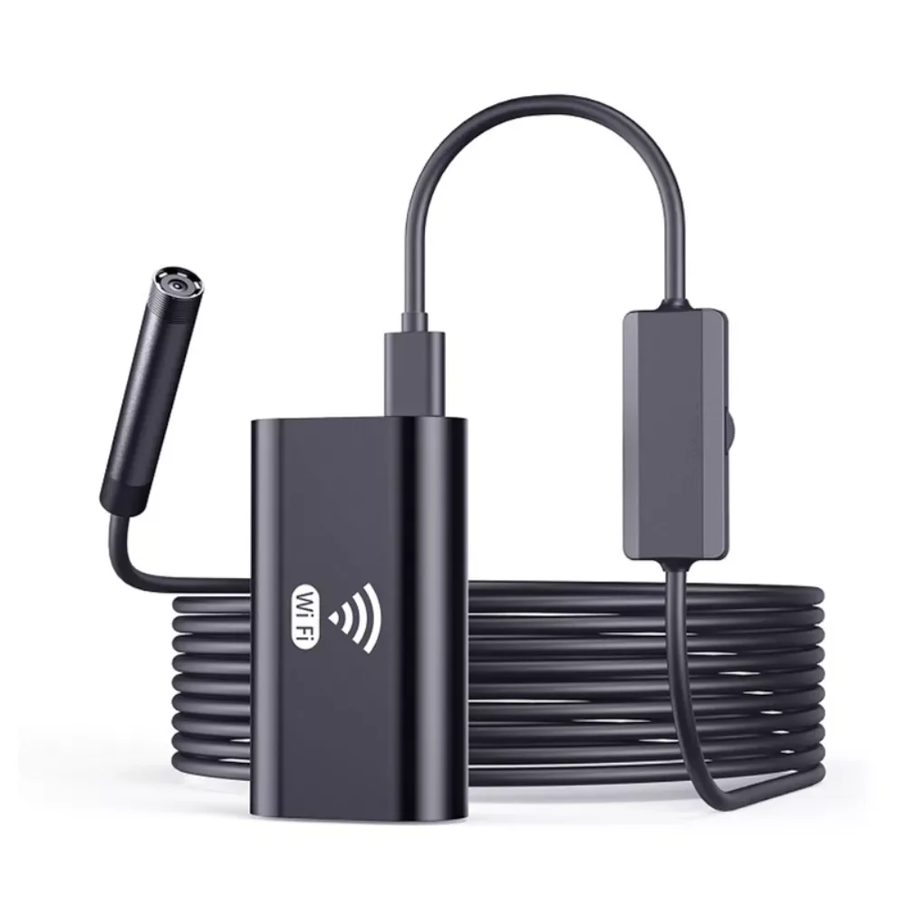 USB Camera Semi-rigid Cable Wifi Endoscope Camera HD720P 8mmLens Waterproof Iphone Android Wireless Car Inspection Borescop
USB Camera Semi-rigid Cable Wifi Endoscope Camera HD720P 8mmLens Waterproof Iphone Android Wireless Car Inspection Borescop