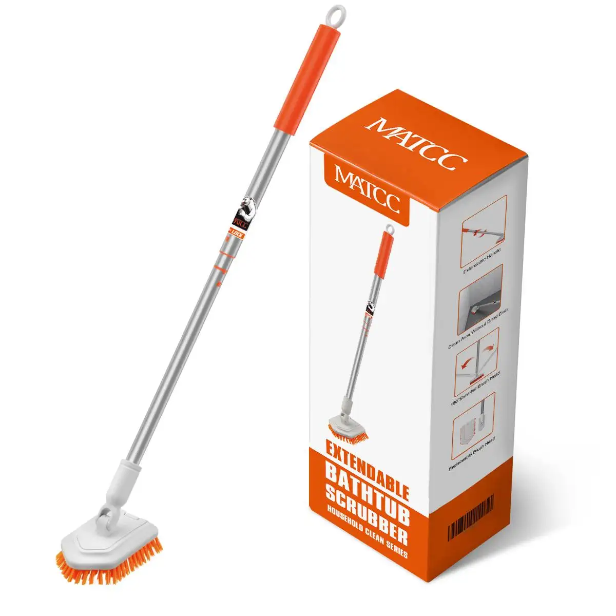 MATTC Bathroom Brush Rotating Non-slip Cleaning Brush Bathroom Toilet Floor Cleaning Brushes Household Floor Cleaning Brush Tool
MATTC Bathroom Brush Rotating Non-slip Cleaning Brush Bathroom Toilet Floor Cleaning Brushes Household Floor Cleaning Brush Tool