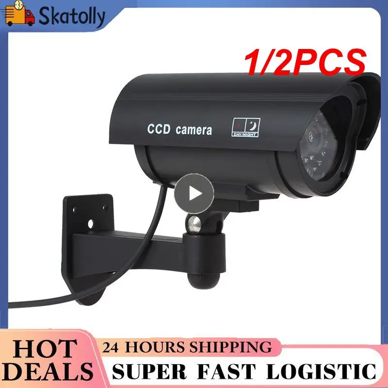 1/2PCS Fake Camera Outdoor Dummy Camera Simulation Indoor Led Light Monitor Exterior Deterrent CCTV Simulated
1/2PCS Fake Camera Outdoor Dummy Camera Simulation Indoor Led Light Monitor Exterior Deterrent CCTV Simulated