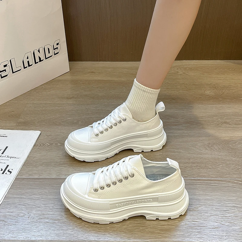 Кеды парусиновые для мужчин и женщин, кроссовки на танкетке, на платформе, Повседневная прогулочная обувь с круглым носком, на шнуровке, Вулканизированная подошва, 2023 
Кеды парусиновые для мужчин и женщин, кроссовки на танкетке, на платформе, Повседневная прогулочная обувь с круглым носком, на шнуровке, Вулканизированная подошва, 2023