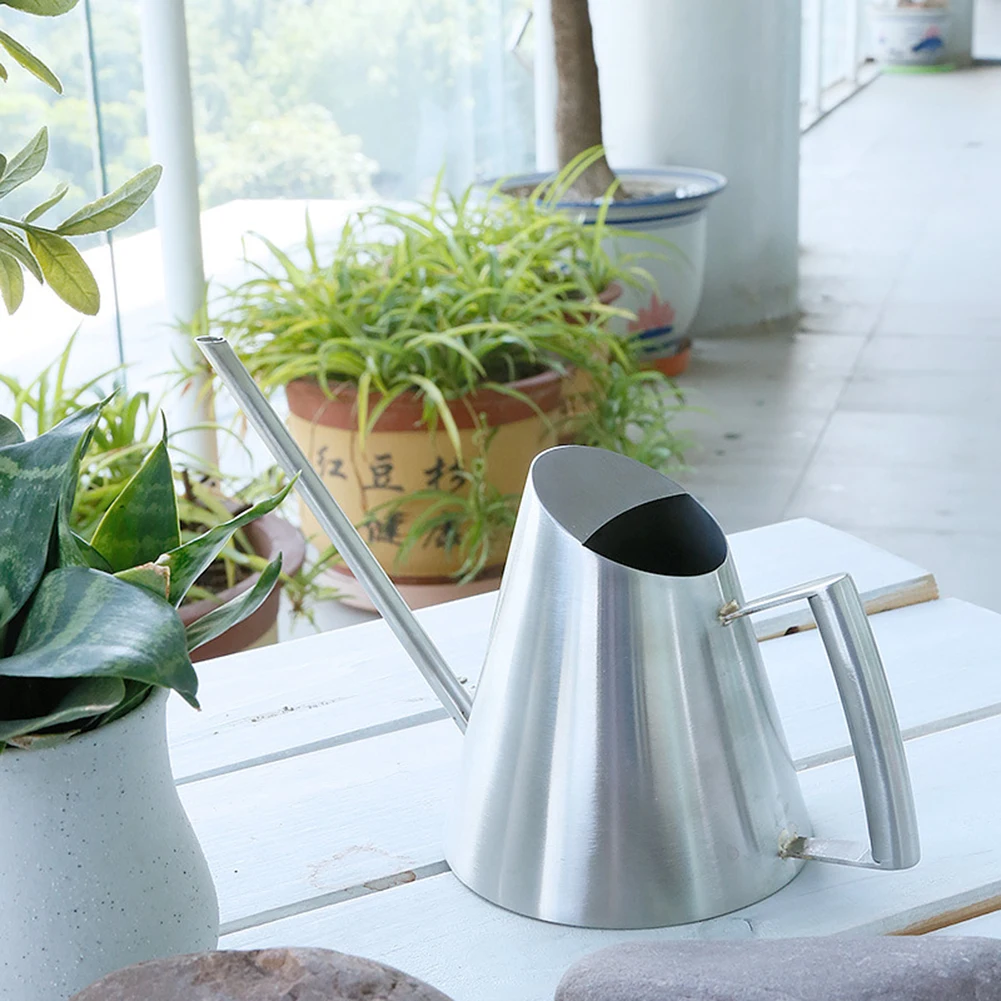 400/900/1500ml Stainless Steel Watering Can Long Mouth Handle For Gardening Tool For Indoor/outdoor Plants Watering Equipment
400/900/1500ml Stainless Steel Watering Can Long Mouth Handle For Gardening Tool For Indoor/outdoor Plants Watering Equipment