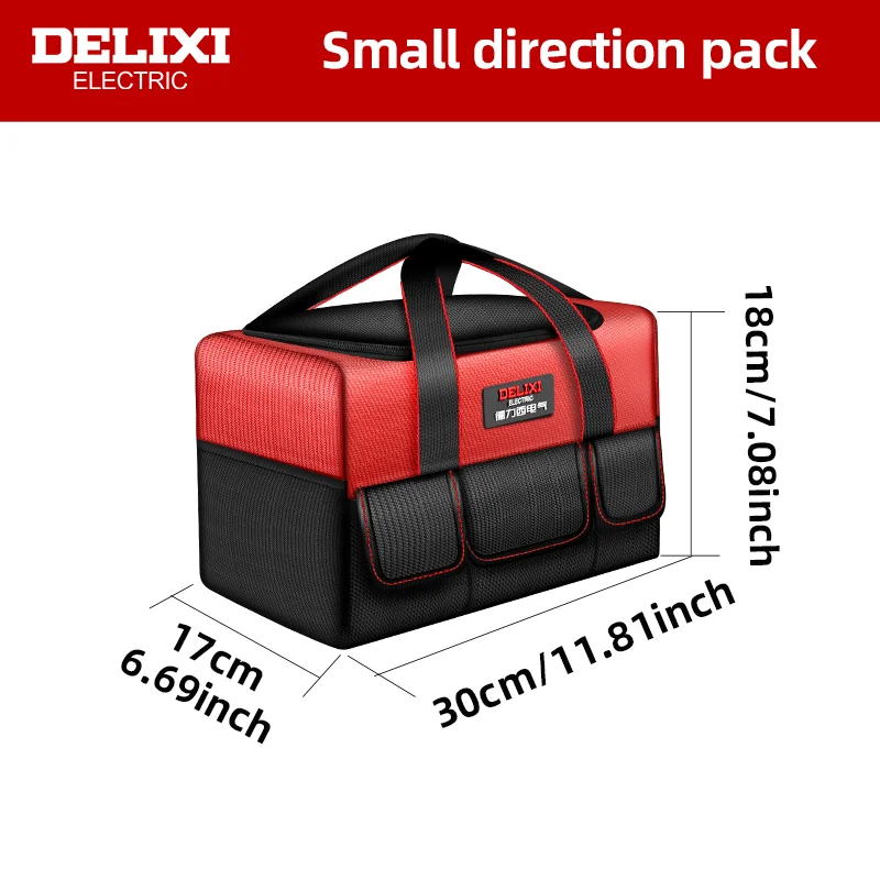 Сумка для инструментов DELIXI ELECTRIC из оксфордской ткани
Сумка для инструментов DELIXI ELECTRIC из оксфордской ткани