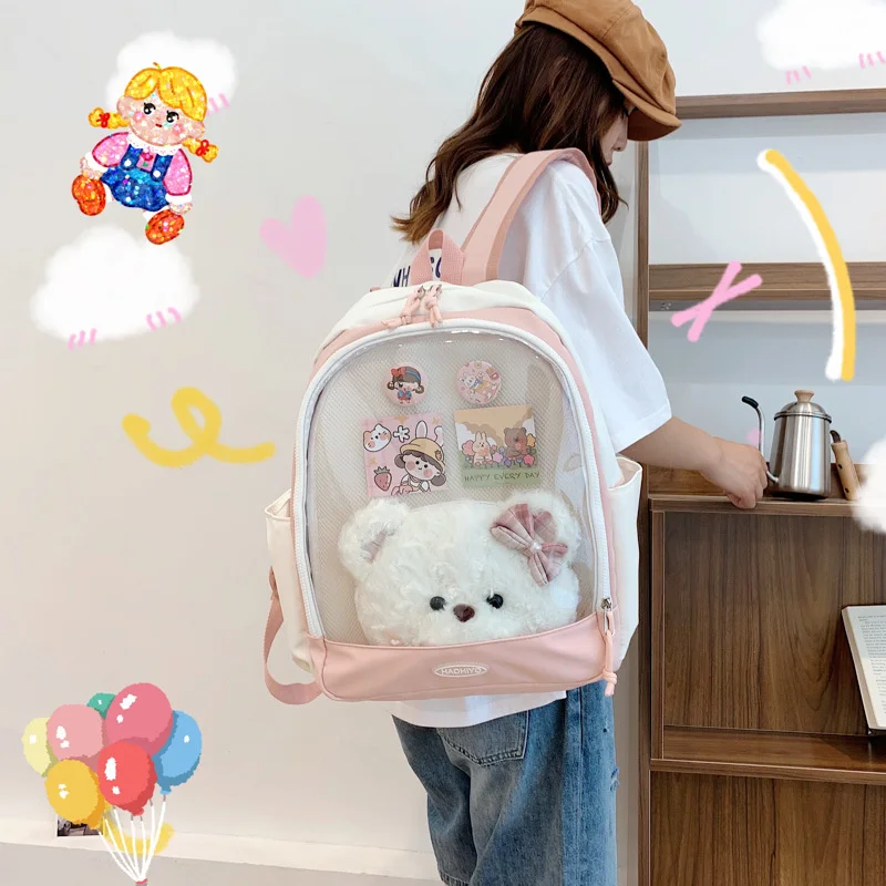 Рюкзак Kawaii Ita для японских женщин, двухсторонний дизайнерский милый высококачественный школьный ранец для студентов
Рюкзак Kawaii Ita для японских женщин, двухсторонний дизайнерский милый высококачественный школьный ранец для студентов