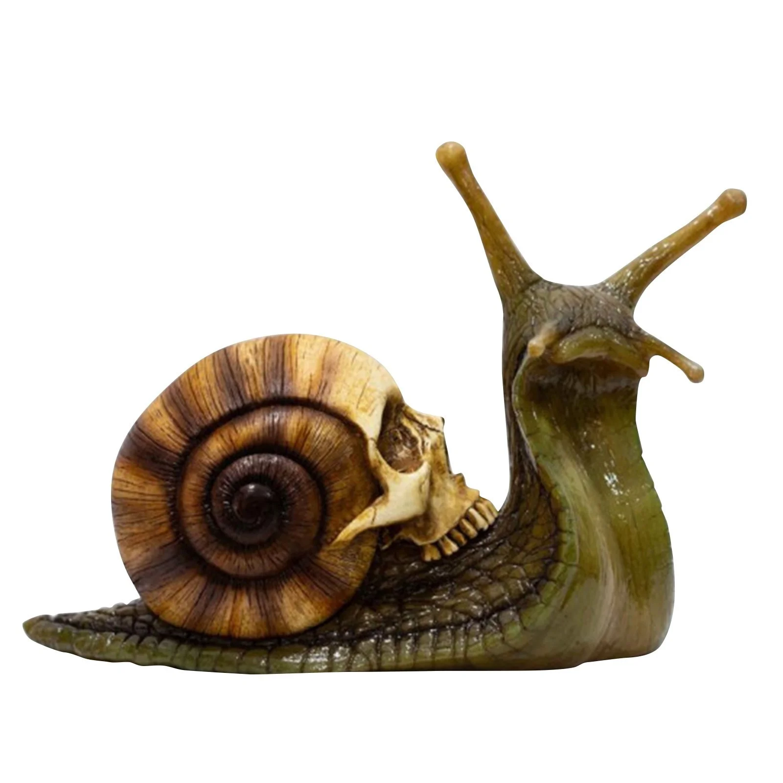 

Snail Skull Sculpture Gothic Decoration,snail Statue Patio Snail Figurine Crafts Home Decoration Art Craft Decor Sculpture