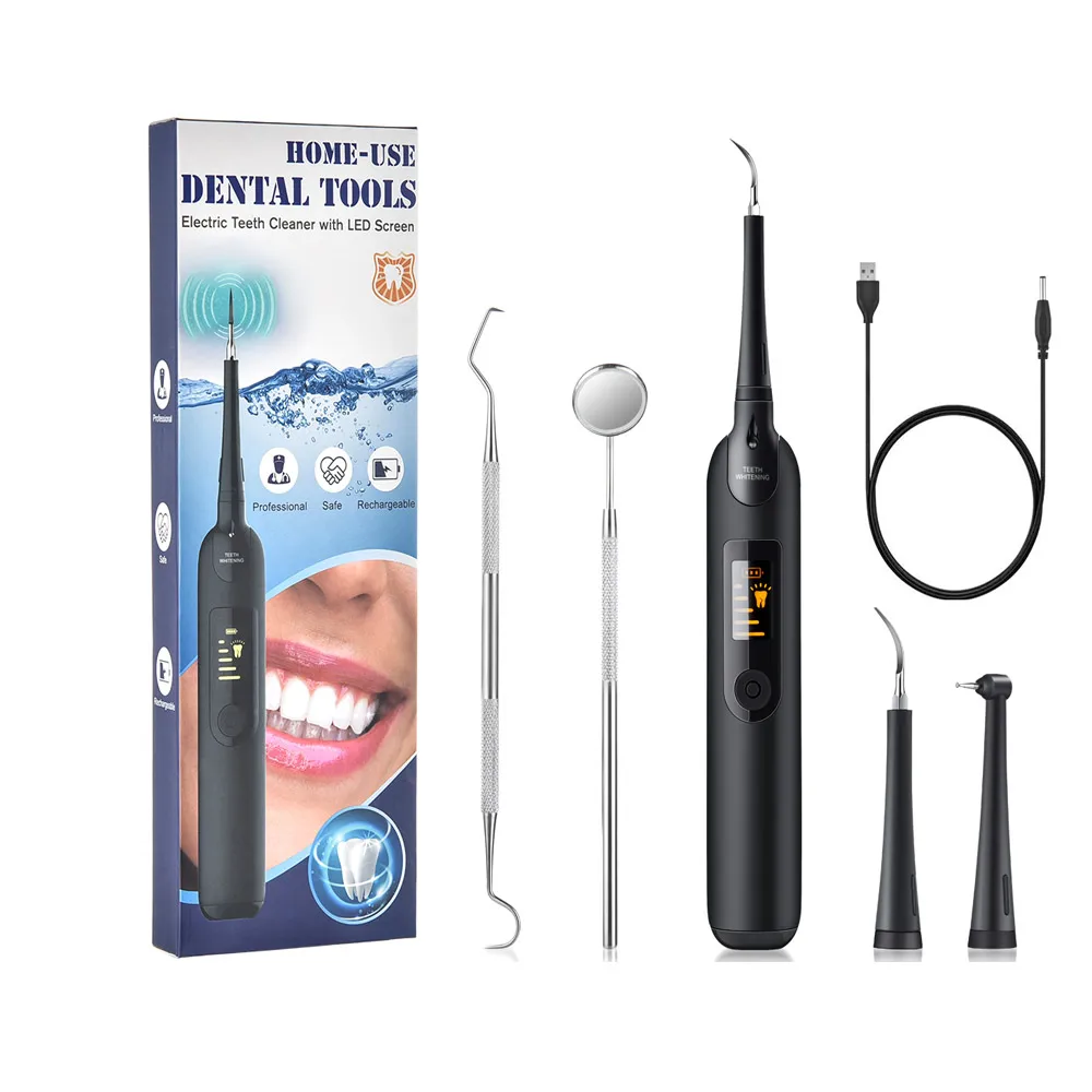 Wholesale Tooth Scaler Cleaner Rechargeable Electric Professional Dental Calculus Remover LED Display Tartar Tool Whitening
Wholesale Tooth Scaler Cleaner Rechargeable Electric Professional Dental Calculus Remover LED Display Tartar Tool Whitening