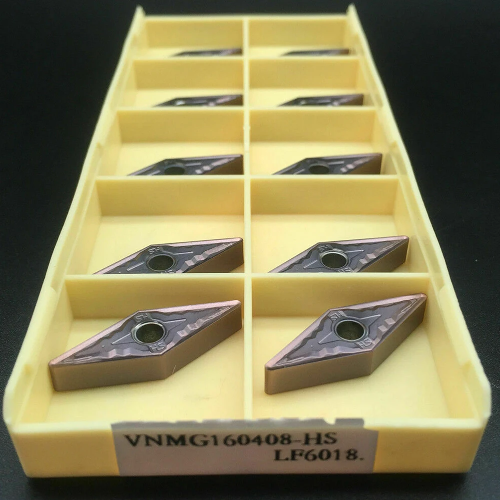 Practical Quality Useful Brand New Durable CNC Carbide Inserts VNMG160408-HS 10 Pcs Blade Indexable Inserts LF6018
Practical Quality Useful Brand New Durable CNC Carbide Inserts VNMG160408-HS 10 Pcs Blade Indexable Inserts LF6018