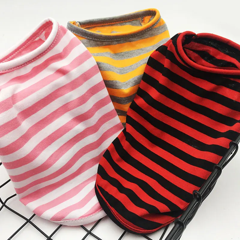 Summer Dog Vest Pet Clothes For Small Dog Clothes Cheap Puppy Pet Vest Shirt For Dogs Pets Clothing Chaihuahua Striped Costume
Summer Dog Vest Pet Clothes For Small Dog Clothes Cheap Puppy Pet Vest Shirt For Dogs Pets Clothing Chaihuahua Striped Costume