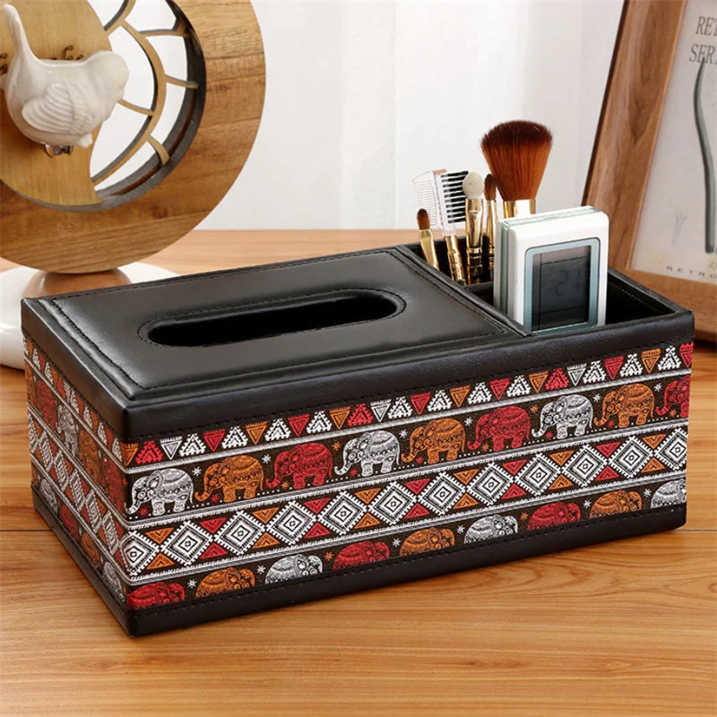 TV Remote Control Storage Rack Tissue Storage Box Coffee Table Draw Paper Multifunction Box Table Leather Bag Drop Shopping K076 
TV Remote Control Storage Rack Tissue Storage Box Coffee Table Draw Paper Multifunction Box Table Leather Bag Drop Shopping K076
