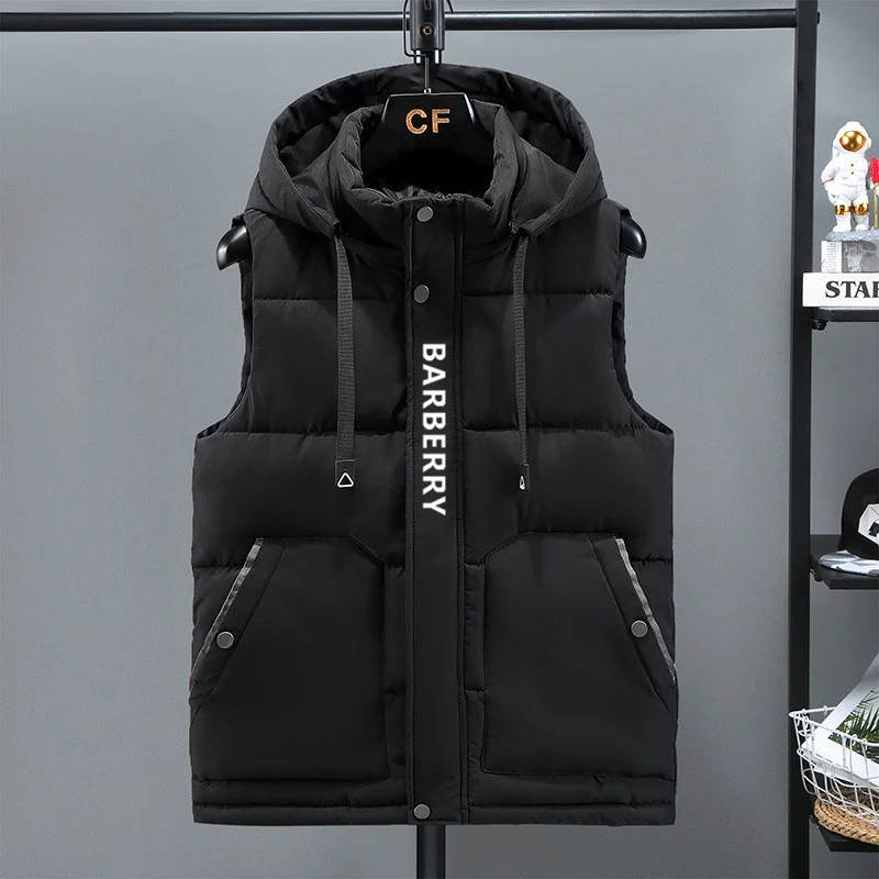 Mens Vest Jacket Sleeveless Jackets Winter Waterproof Zipper Coat Autumn Stand-up Collar Casual Waistcoat Brand Clothing
Mens Vest Jacket Sleeveless Jackets Winter Waterproof Zipper Coat Autumn Stand-up Collar Casual Waistcoat Brand Clothing