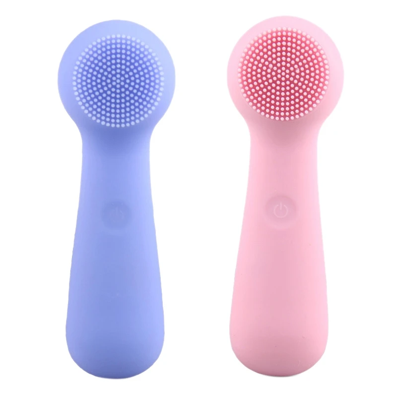 

Facial Cleansing Brush Silicone Handheld Face Brush Pore Cleansing Exfoliating Massage Rechargeable Scrubber