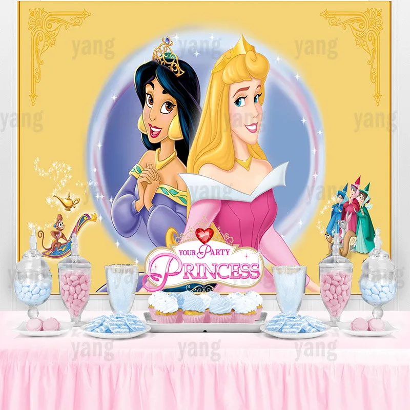 Aladdin Jasmine Disney Princess Sleeping Beauty Wedding Castle Backdrop Girls Birthday Party Baby Shower Banner
Aladdin Jasmine Disney Princess Sleeping Beauty Wedding Castle Backdrop Girls Birthday Party Baby Shower Banner
