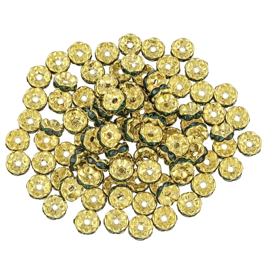 8mm Rhinestone Wave Edge Rondelle Loose Spacer Beads For Jewelry Making DIY Accessories
8mm Rhinestone Wave Edge Rondelle Loose Spacer Beads For Jewelry Making DIY Accessories