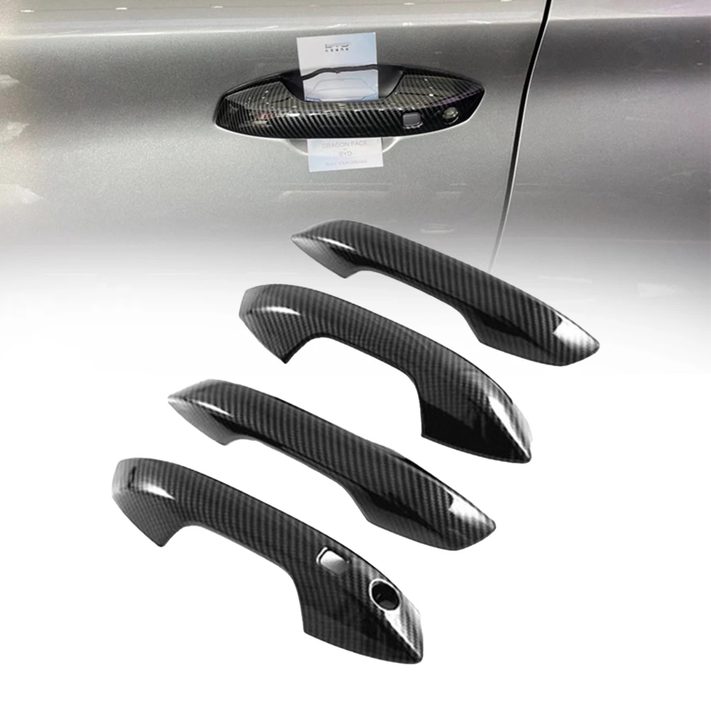 4pcs ABS Carbon Fiber Car Side Door Handle Cover Trim For BYD Atto 3 For Yuan Plus 2021+ Exterior Door Handles Covers
4pcs ABS Carbon Fiber Car Side Door Handle Cover Trim For BYD Atto 3 For Yuan Plus 2021+ Exterior Door Handles Covers