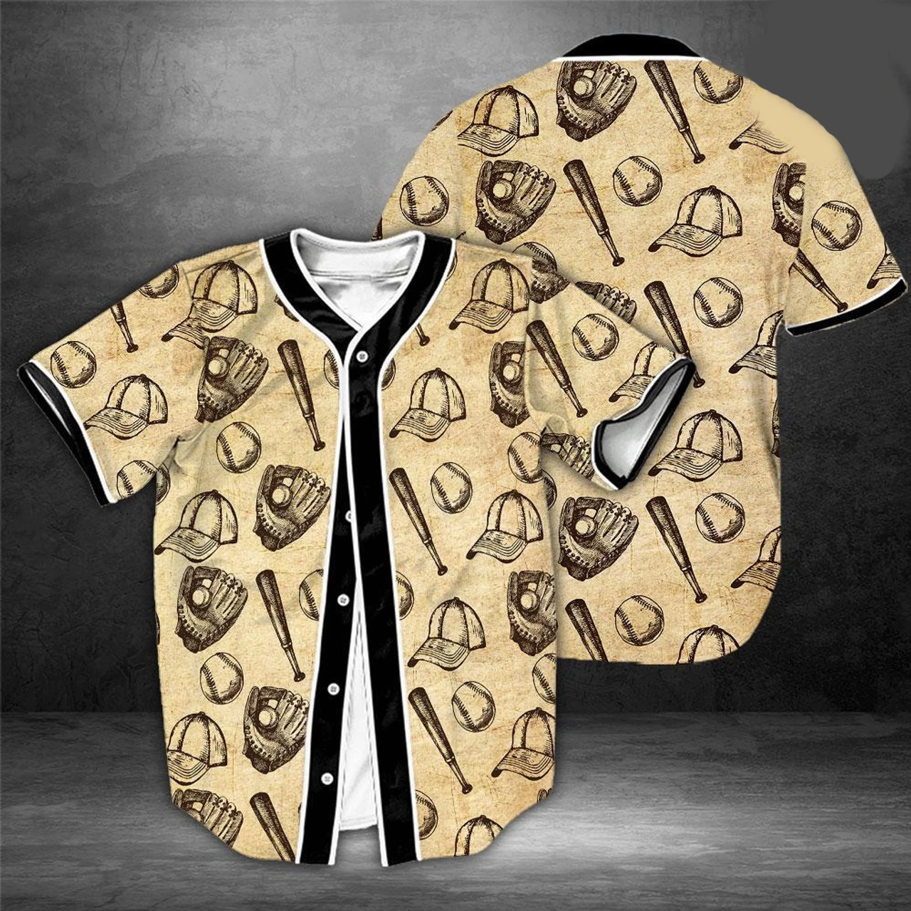 Awesome Bat Mitt Hat Art Baseball Jersey Shirt 3D All Over Printed Baseball Jersey Shirts hip hop Tops
Awesome Bat Mitt Hat Art Baseball Jersey Shirt 3D All Over Printed Baseball Jersey Shirts hip hop Tops