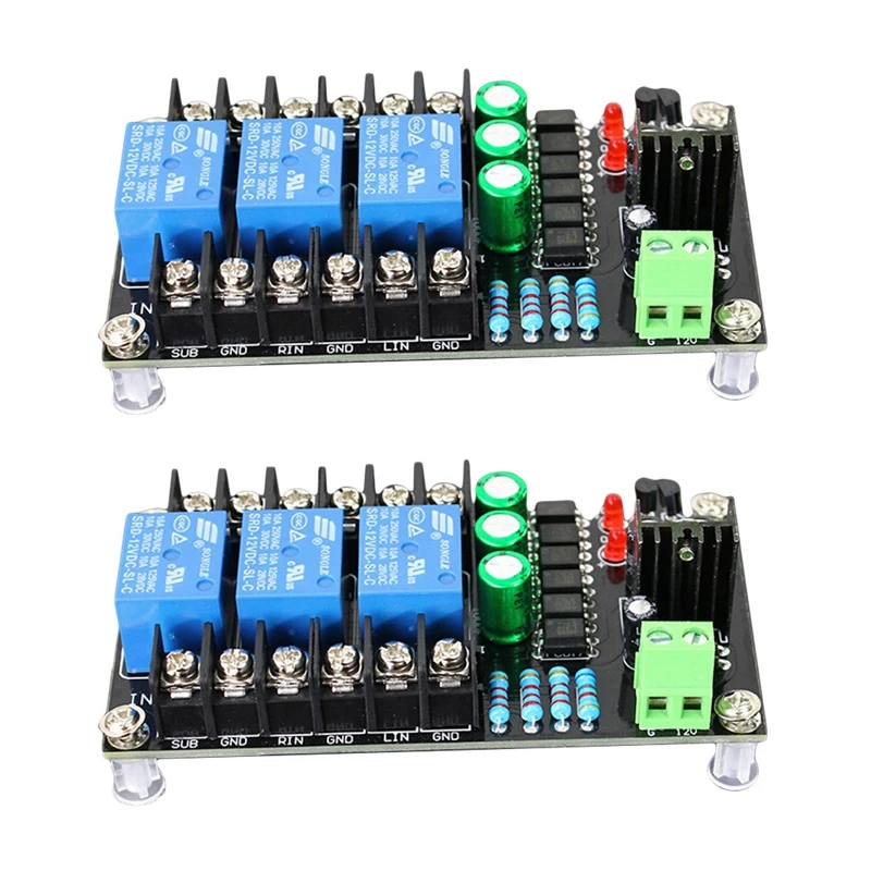 RISE-2X 300W Digital Amplifier Speaker Protection Board 2.1 Channel Relay Speaker Protection Module Boot Delay DC Protect
RISE-2X 300W Digital Amplifier Speaker Protection Board 2.1 Channel Relay Speaker Protection Module Boot Delay DC Protect