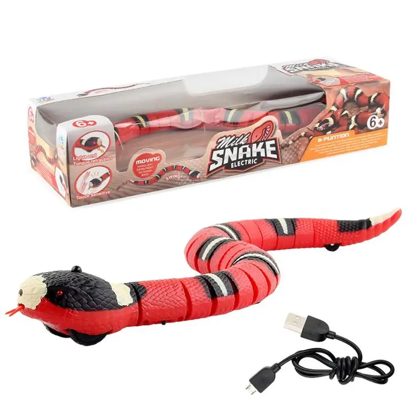 Robotic Snake Toy Realistic Sensing Obstacle Fake Sensory Obstacle Avoidance Interactive Rechargeable Electronic Sensing Snake
Robotic Snake Toy Realistic Sensing Obstacle Fake Sensory Obstacle Avoidance Interactive Rechargeable Electronic Sensing Snake