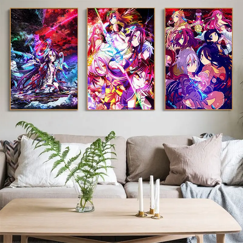 Unframed Japanese Anime No Game No Life Wall Art Canvas Painting for Living Room Wall Art Poster and Print Decoration Home Decor
Unframed Japanese Anime No Game No Life Wall Art Canvas Painting for Living Room Wall Art Poster and Print Decoration Home Decor
