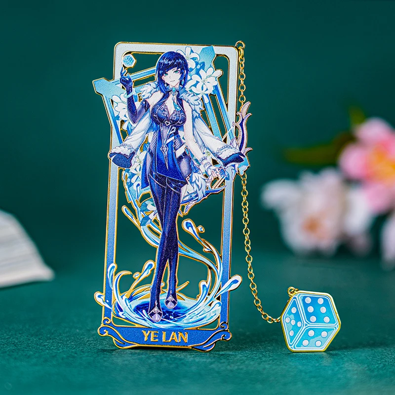 Genshin Impact game periphery Yelan bookmark metal engraving zinc alloy bookmark ACG animation game birthday gift for kids gifts
Genshin Impact game periphery Yelan bookmark metal engraving zinc alloy bookmark ACG animation game birthday gift for kids gifts