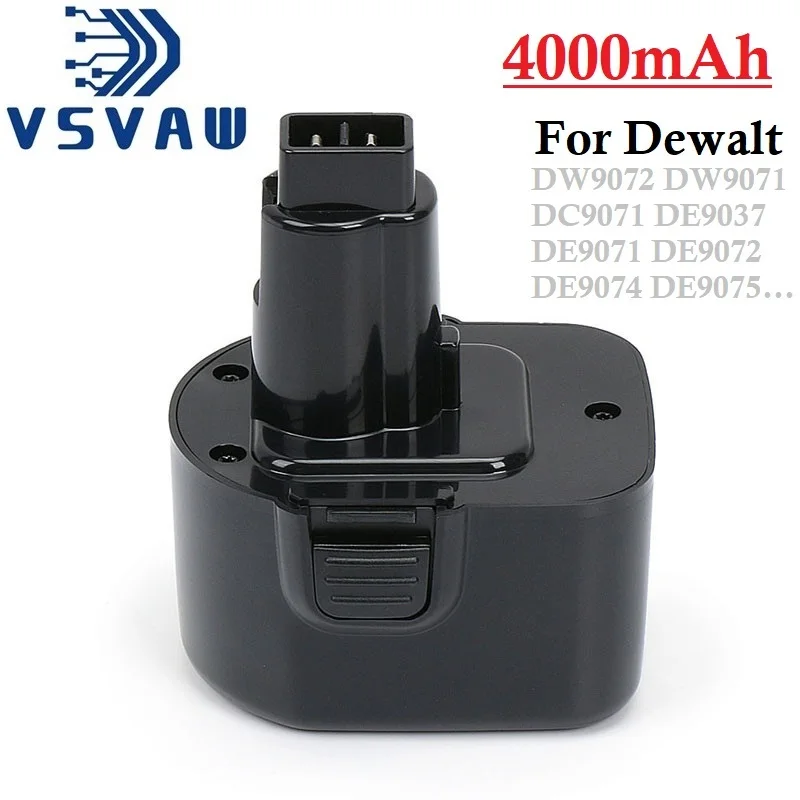 Аккумулятор VSVAW 12 В DE9071 для дрели Dewalt, 4000 мАч, DW9072, DC9071, DE9037, DW9071, DE9072, DE9074, DE9075, 397745-01, PS130
Аккумулятор VSVAW 12 В DE9071 для дрели Dewalt, 4000 мАч, DW9072, DC9071, DE9037, DW9071, DE9072, DE9074, DE9075, 397745-01, PS130