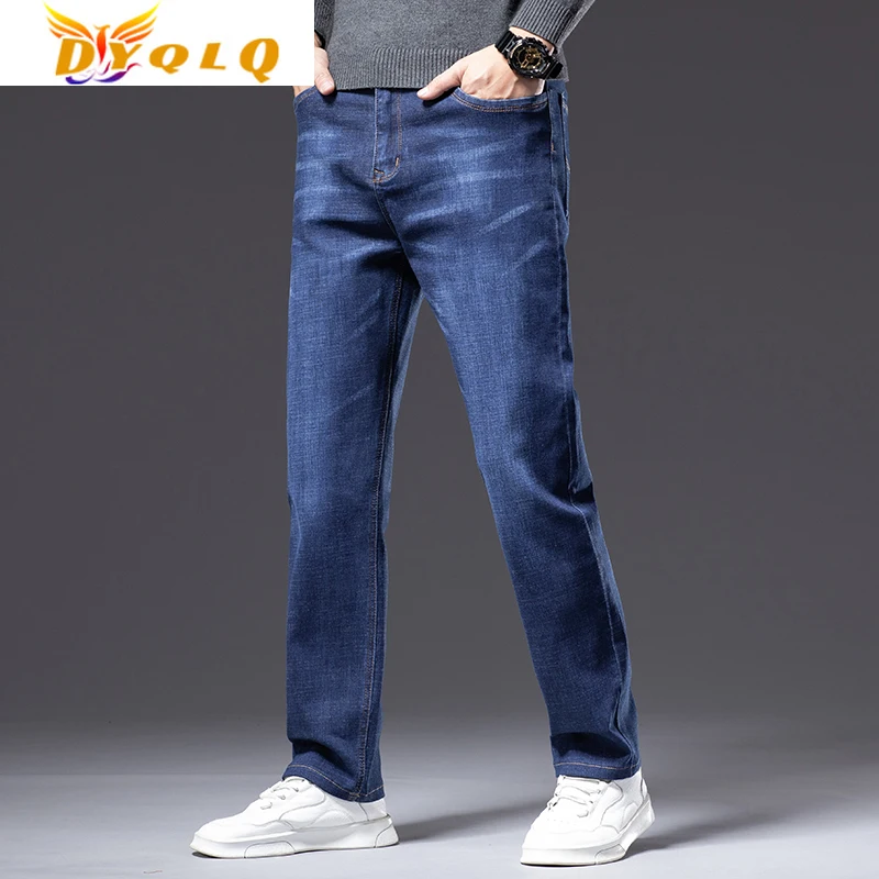 Plus Size 40 42 Autumn Loose Thick Blue Jeans Men Business Casual Cotton Advanced Stretch Denim Pants Male Brand Clothing
Plus Size 40 42 Autumn Loose Thick Blue Jeans Men Business Casual Cotton Advanced Stretch Denim Pants Male Brand Clothing