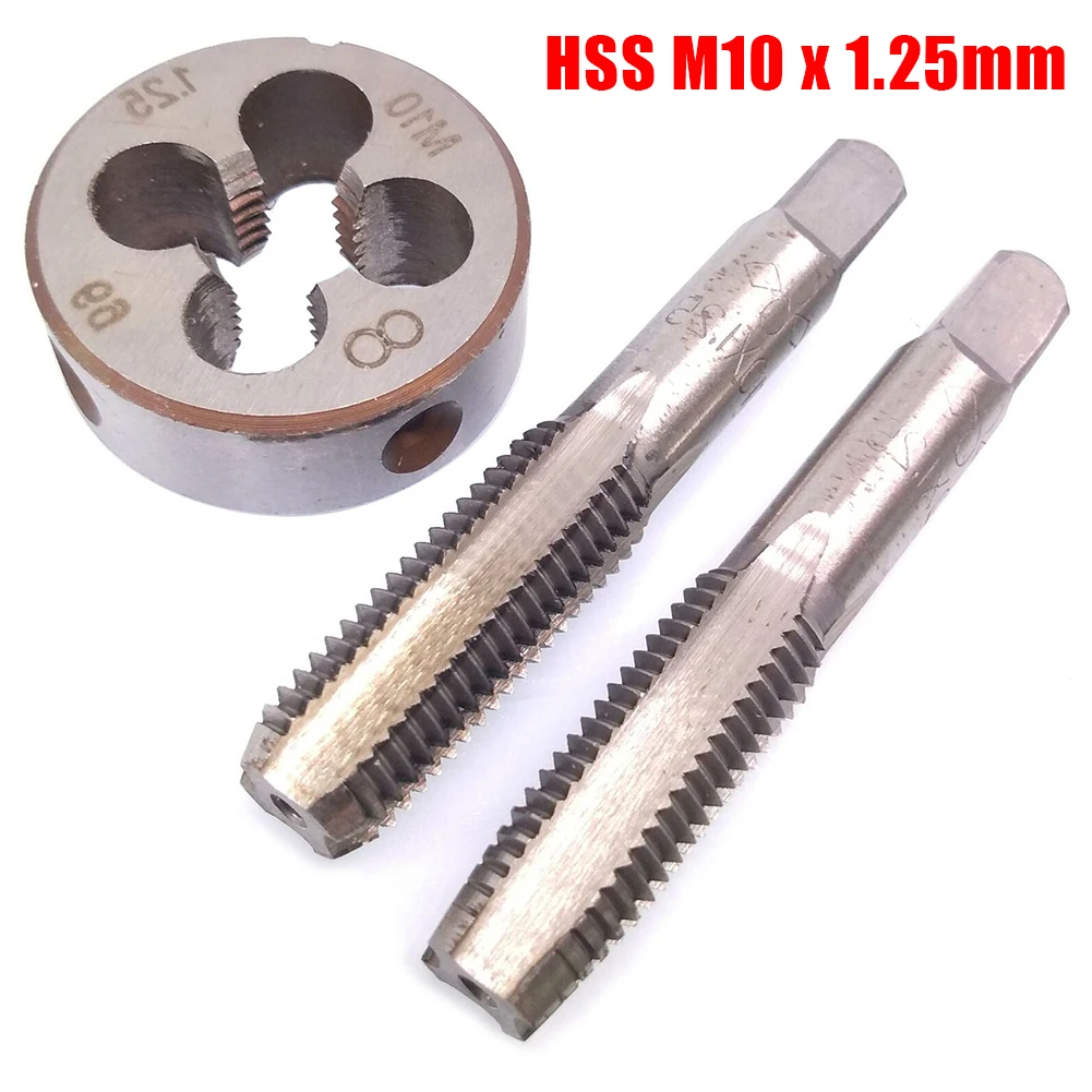 3Pcs/Set Metric Right Hand Tap And Die Set M10 X 1.25mm HSS Screw Thread Plugs Straight Taper Reamer Tools
3Pcs/Set Metric Right Hand Tap And Die Set M10 X 1.25mm HSS Screw Thread Plugs Straight Taper Reamer Tools