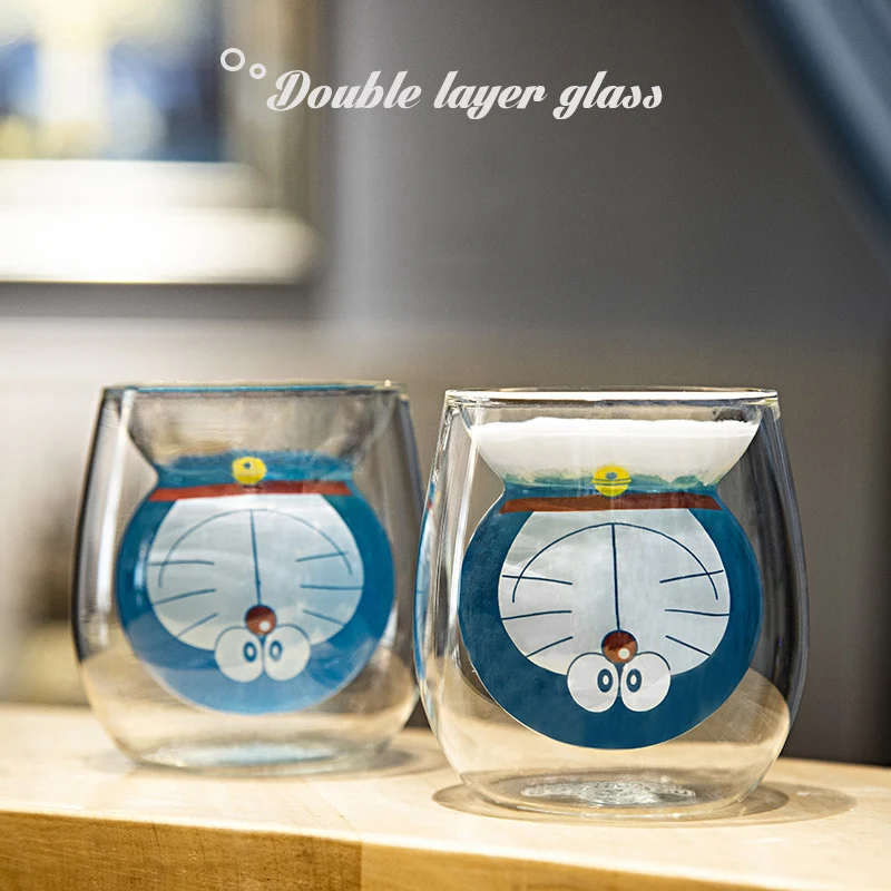 Doraemon Coffee Mug Double Glass Cup Cartoon Double-layer Milk Juice Tea Mug Cup Lady Valentine's Day Christmas Gift
Doraemon Coffee Mug Double Glass Cup Cartoon Double-layer Milk Juice Tea Mug Cup Lady Valentine's Day Christmas Gift