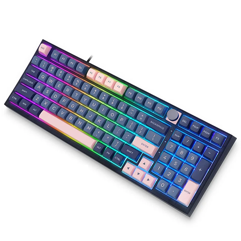 SKYLOONG GK980 3 modes Gateron Switch Wireless RGB keycaps 98 mechanical keyboard for ERGONOMICS DESIGNING
SKYLOONG GK980 3 modes Gateron Switch Wireless RGB keycaps 98 mechanical keyboard for ERGONOMICS DESIGNING