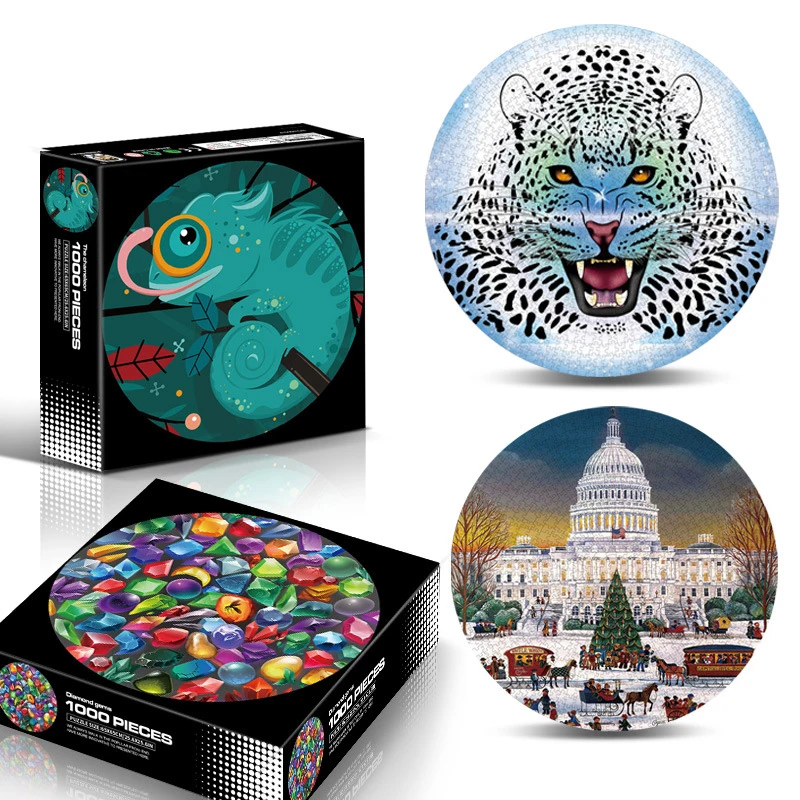 Adult Round Puzzle 1000 Pieces Large Size Challenge Gift Fidget Toy Teen Brain Game Home Decoration Paper Jigsaw DIY Wholesale
Adult Round Puzzle 1000 Pieces Large Size Challenge Gift Fidget Toy Teen Brain Game Home Decoration Paper Jigsaw DIY Wholesale