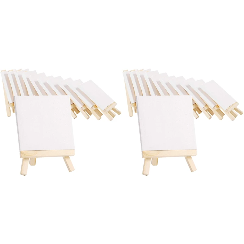 20 Pack Canvas And Easel Set Painting Craft Drawing Art Decoration Canvas Painting Stand Kit
20 Pack Canvas And Easel Set Painting Craft Drawing Art Decoration Canvas Painting Stand Kit