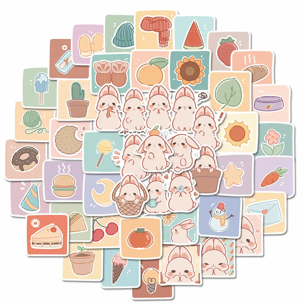50pcs cute rabbit ins style small fresh hand account cute stickers computer notebook diary luggage stickers children's toys
50pcs cute rabbit ins style small fresh hand account cute stickers computer notebook diary luggage stickers children's toys