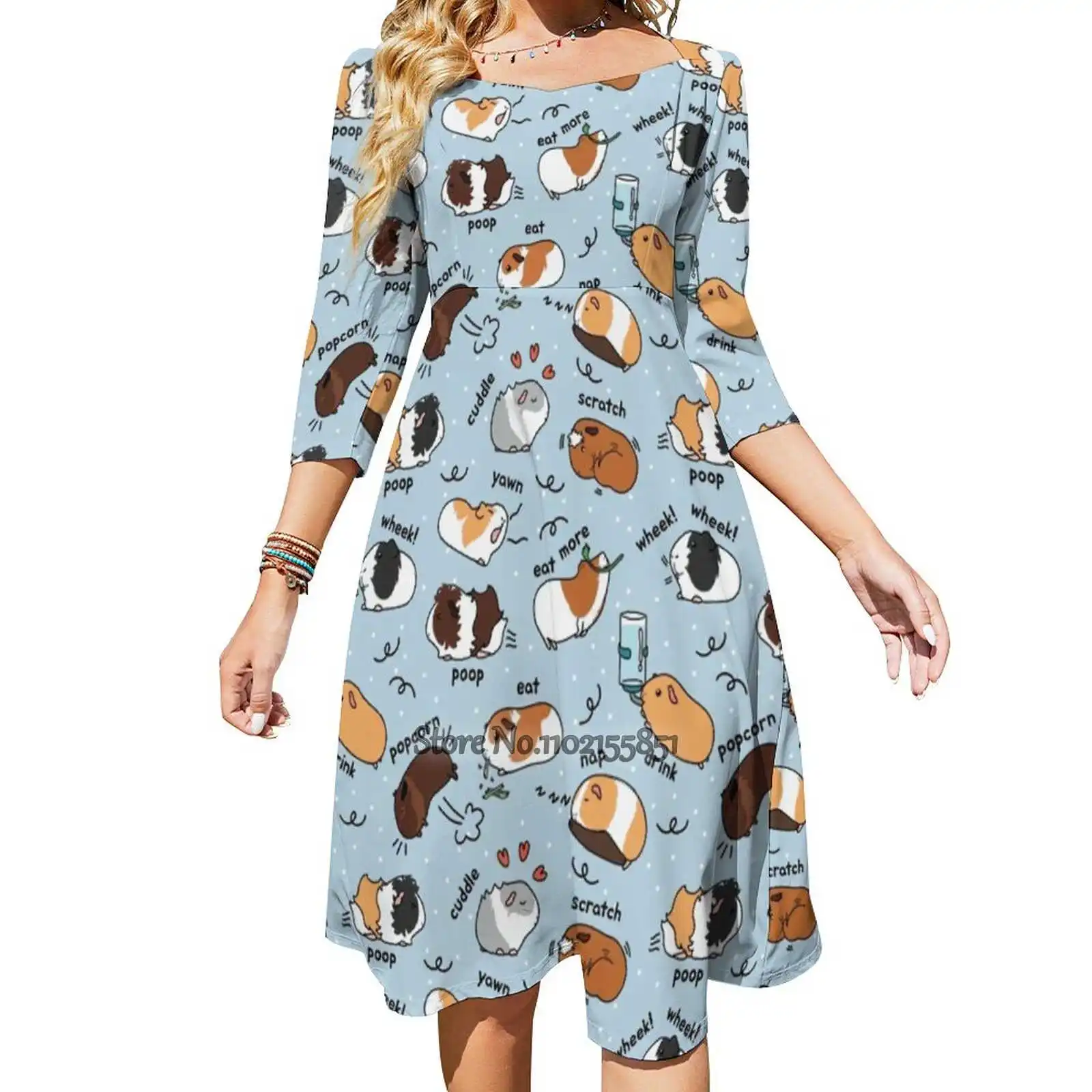 Guinea Pig Daily To - Do List - Blue Background Back Lacing Backless Dress Square Neck Dress Fashion Printed Dress 6Xl Guinea
Guinea Pig Daily To - Do List - Blue Background Back Lacing Backless Dress Square Neck Dress Fashion Printed Dress 6Xl Guinea