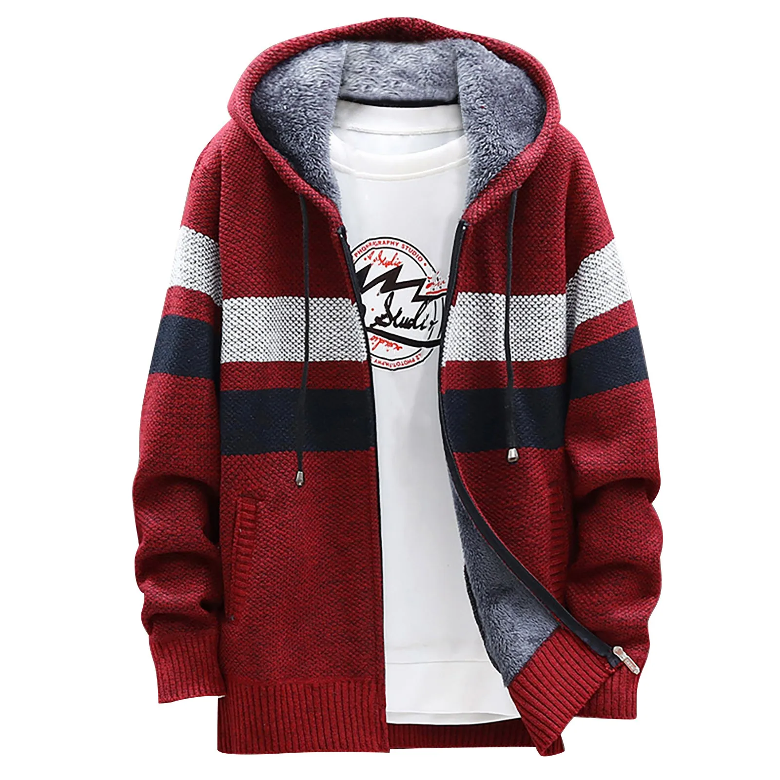 Men Hooded Cardigans Sweatercoats New Male Sweaters Jackets Winter Thicker Warm Sweaters Casual Cardigans Hoodies Cardigans 3XL
Men Hooded Cardigans Sweatercoats New Male Sweaters Jackets Winter Thicker Warm Sweaters Casual Cardigans Hoodies Cardigans 3XL