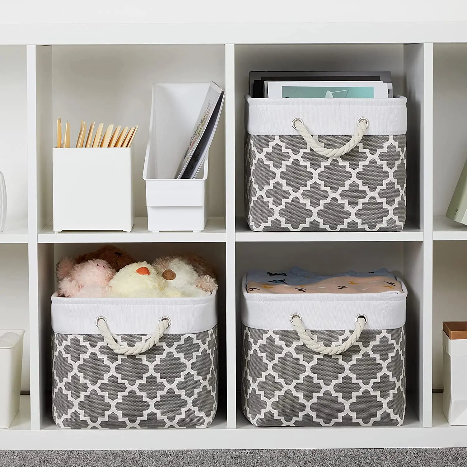 Handles Fabric For Basket Cubes Cube With Folding Organizer Perfect Box Shelves Toys Foldable Clothes Large Canvas Storage Books
Handles Fabric For Basket Cubes Cube With Folding Organizer Perfect Box Shelves Toys Foldable Clothes Large Canvas Storage Books